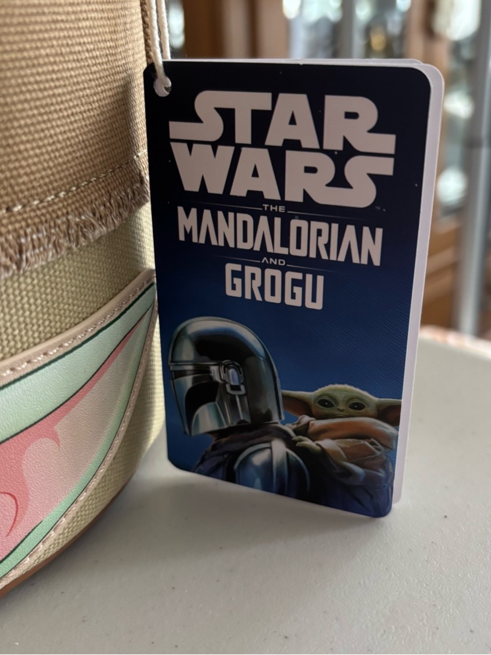 Loungefly Star Wars Grogu Bucket Bag - Tan, Green & Pink - Picture 6 of 13